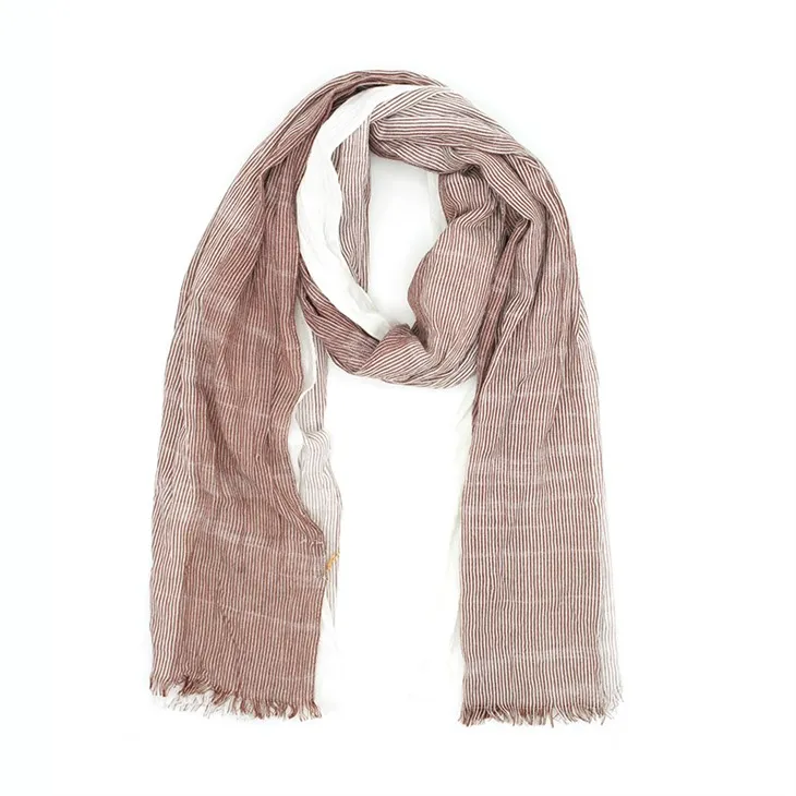 Stripes Brown Fite Scarf S092
