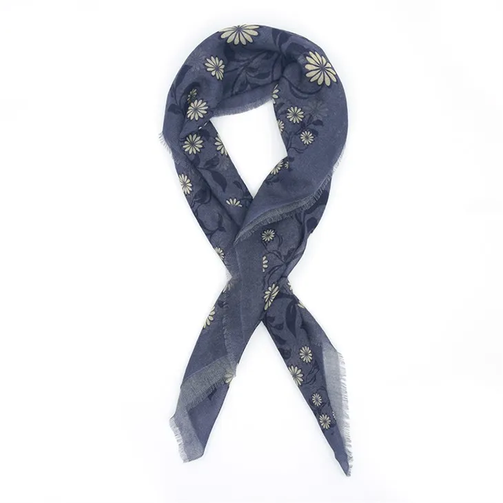 Scarf Olann Floral Navy