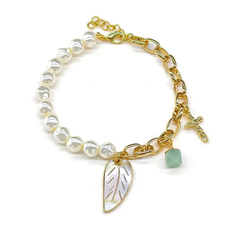 Bracelet Buail Bhlaosc Croise Leaf