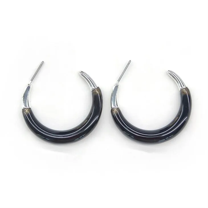 Earring Hoop Roisín Marmair Navy